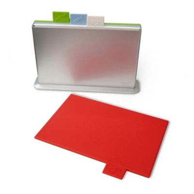 Multi coloured index chopping board