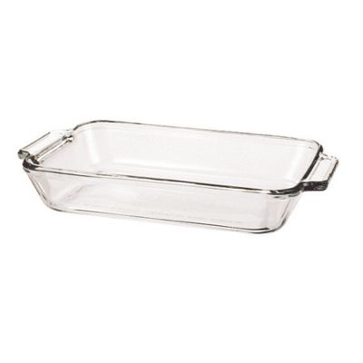 Glass small rectangular dish