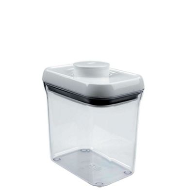 White rectangular 1.4L Pop container