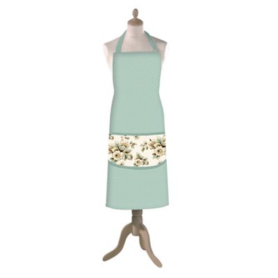 Light green Cottage Flower apron