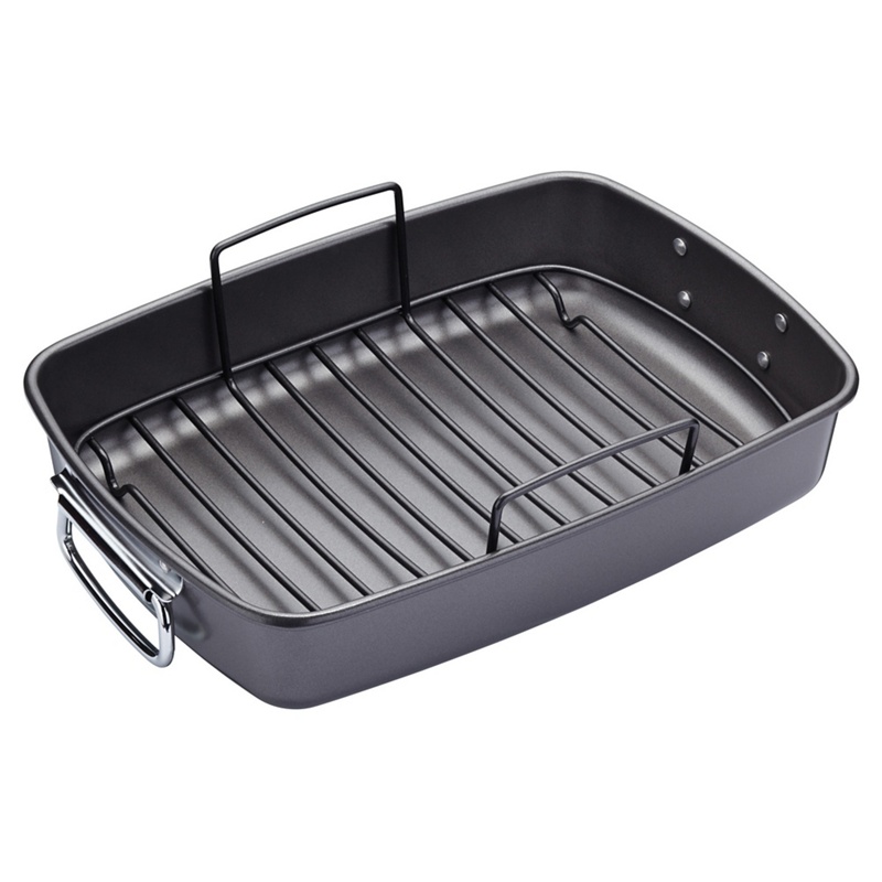 Masterclass - Grey Non-Stick Carbon Steel Roasting Pan With Rack Review