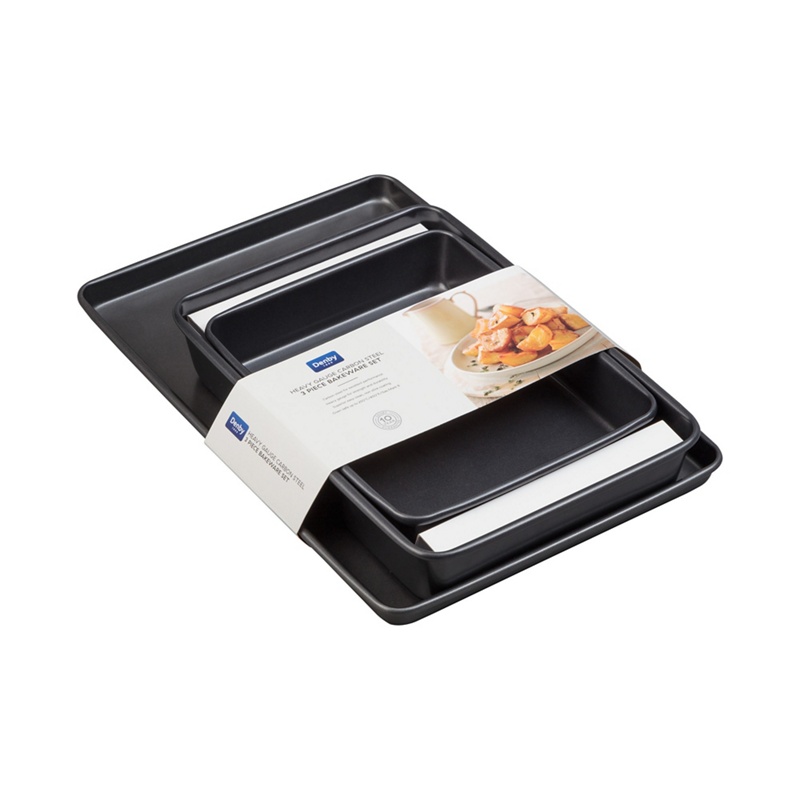 Denby - Large Baking Tray, Small And Medium Roasting Tin Set Review