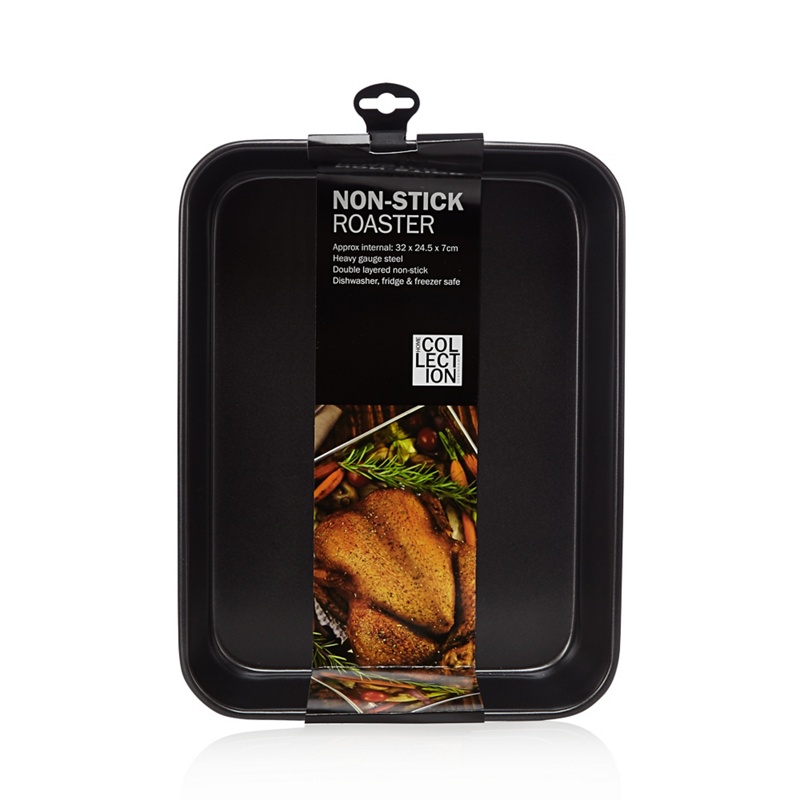 Home Collection - Heavy Gauge Steel Non-Stick Large Roaster Review