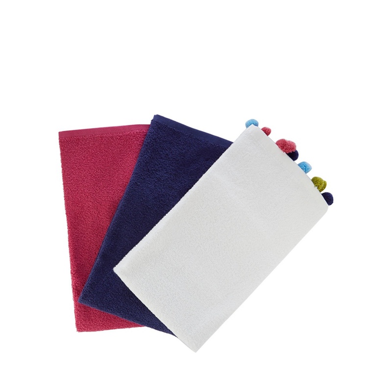 At home with Ashley Thomas - Set Of Three Multi Coloured Hand Towels Review