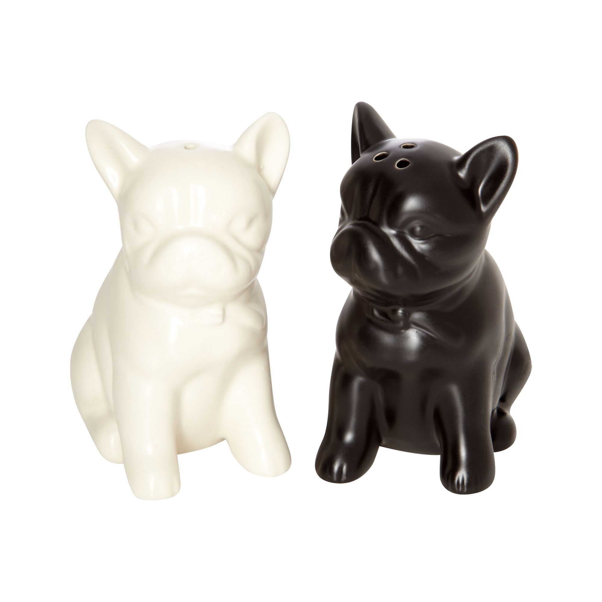 Ben De Lisi Home Designer Earthenware Bulldog Salt And Pepper Shakers