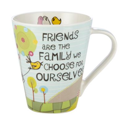 Light blue Friends are family mug