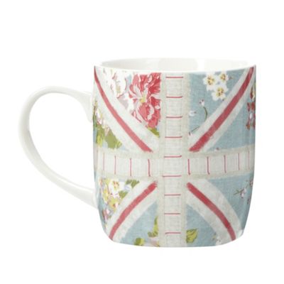 Light blue British heritage mug