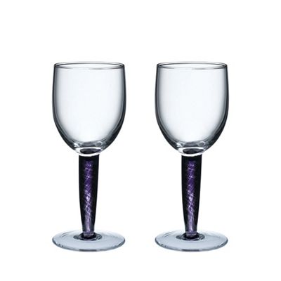 debenhams tumblers white glasses Denby   Set 2 wine 'Amethyst' Debenhams of