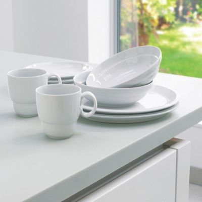 Denby White sixteen piece dining set