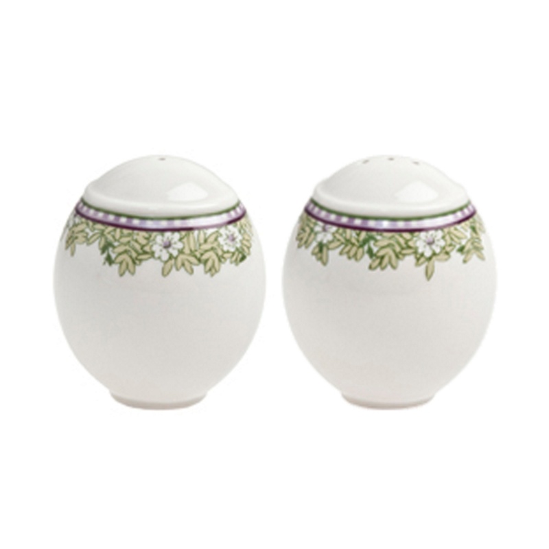 Denby - White 'Monsoon Daisy' Border Salt And Pepper Pots Review