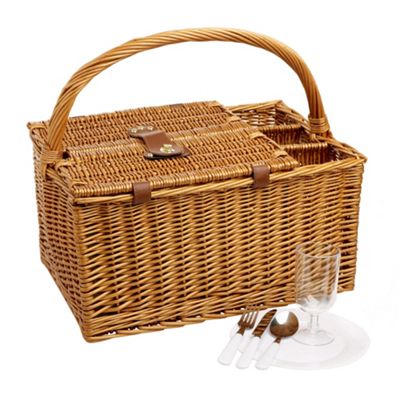 Debenhams Four person wicker picnic basket