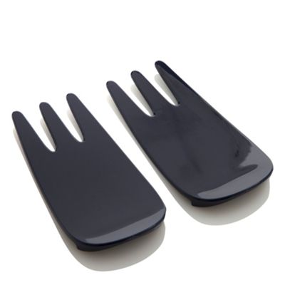 Set of two plastic navy 'Picnic' salad servers                                                                                  