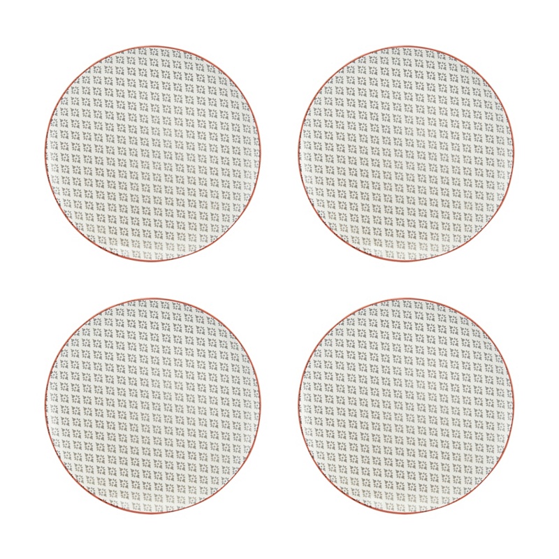 Home Collection - Set Of Four Multi-Coloured 'Stockholm' Side Plates Review