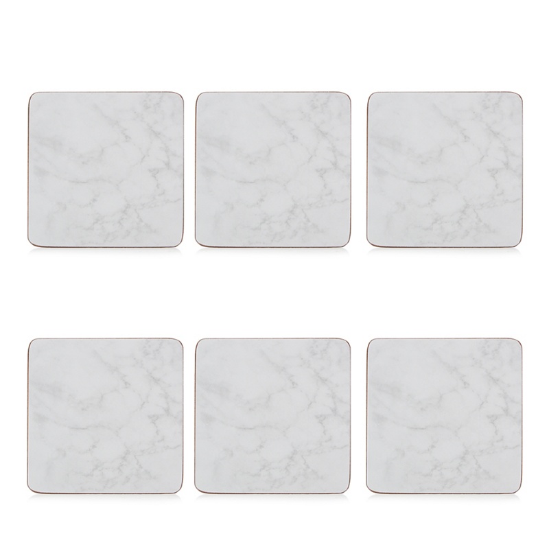 Istyle - Pack Of 6 Grey Marble Effect Coasters Review