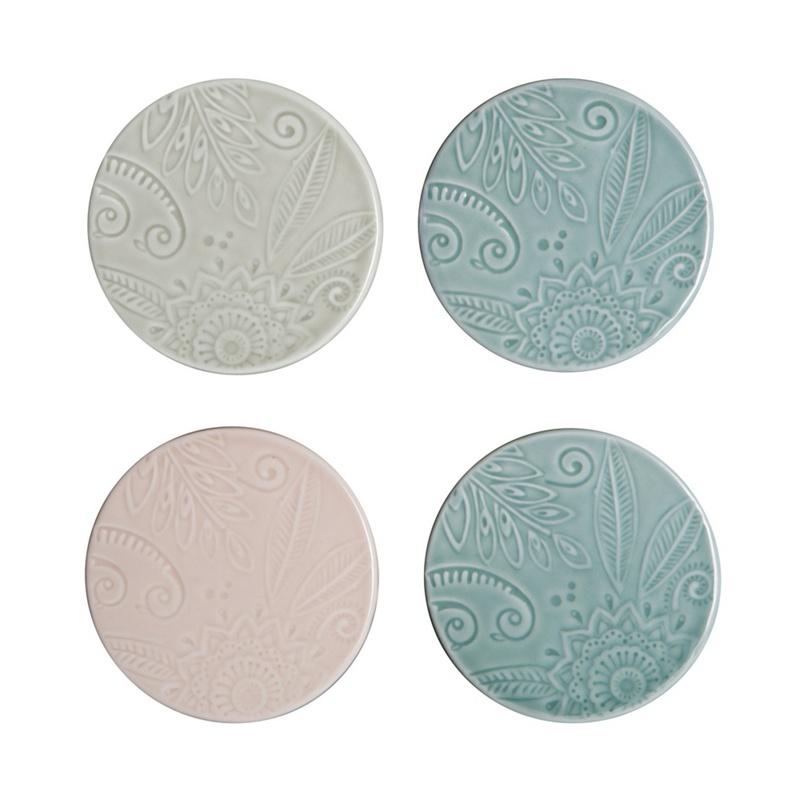 Denby MultiColoured Set Of 4 'Monsoon Gather' Coasters Review