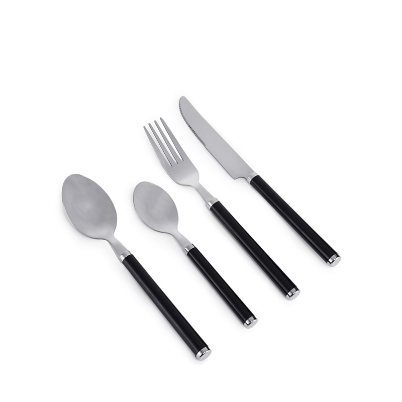 Home Collection Basics - Pack Of 16 Black Cutlery Set Review