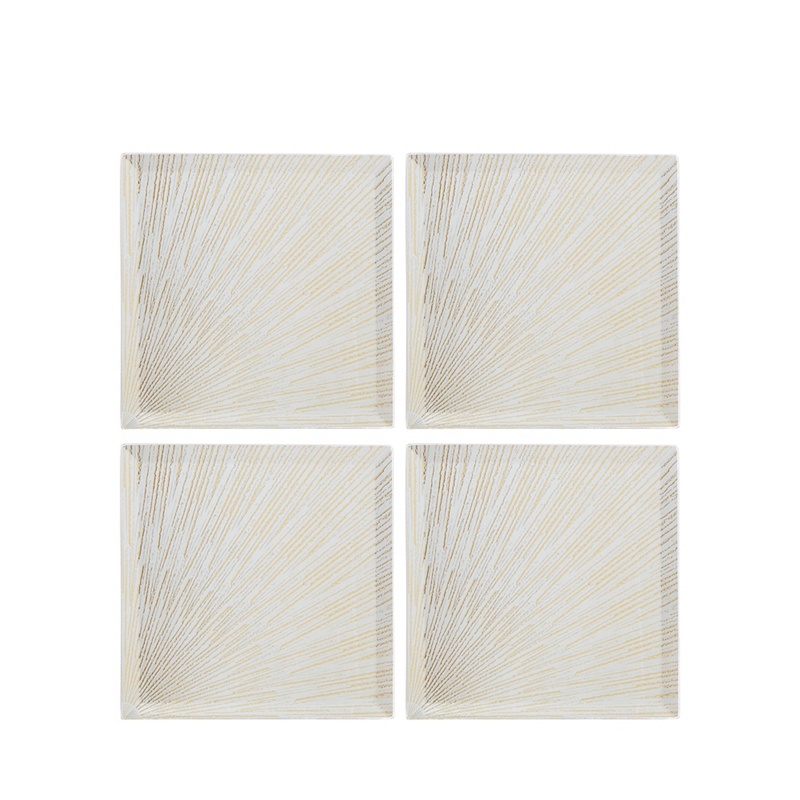 Star by Julien Macdonald - Set Of Four Silver Burst Glass Coasters Review