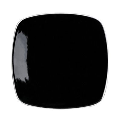 Black Tile dinner plate