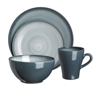 Blue Shade 16 piece dinner set