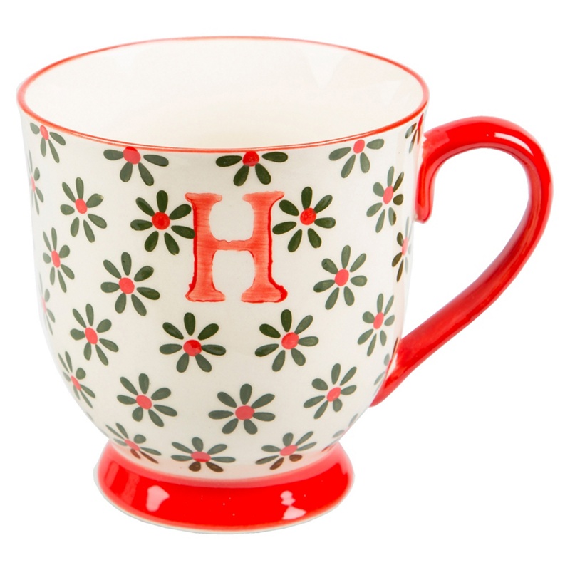 Sass & Belle - Multi-Coloured 'Bohemian' Letter H Mug Review