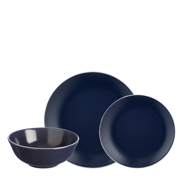 Mason Cash Blue Stoneware 'Classic Collection' 12 Piece Dinnerware Set
