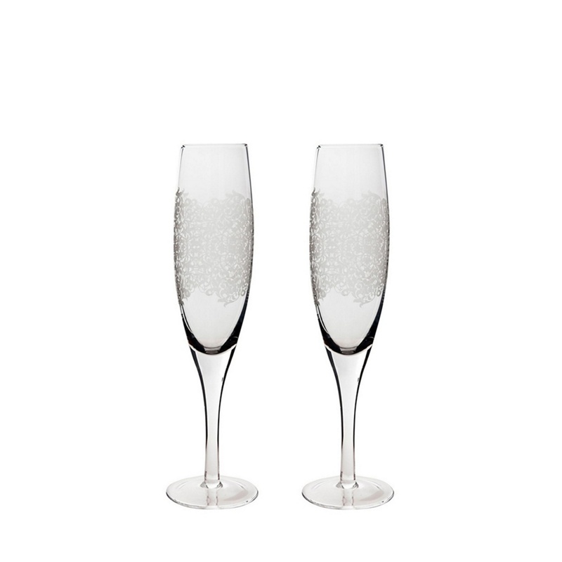 Denby - Set Of 2 'Filigree' Champagne Flutes Review