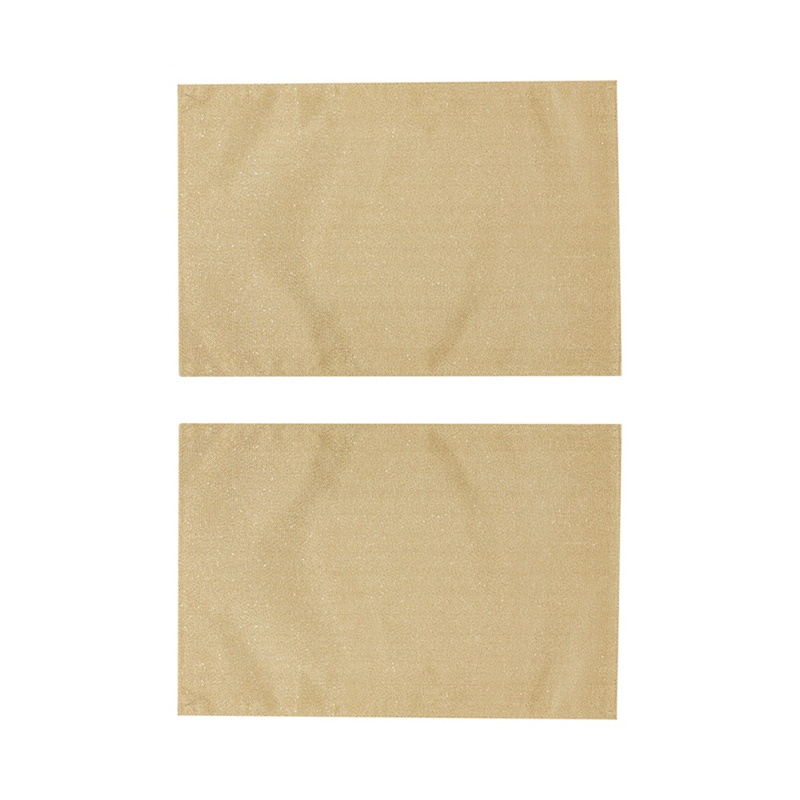 Home Collection - Pack Of 2 Gold Metallic Placemats Review