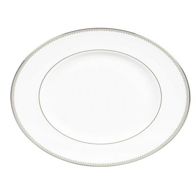 Fine china Grosgrain small oval dish