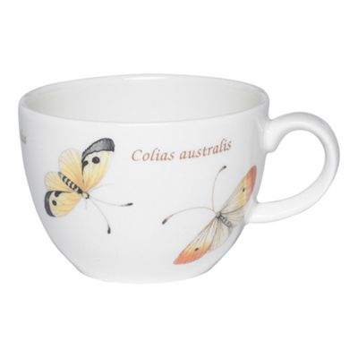 Cream 'Sarah's Garden' coffee cup