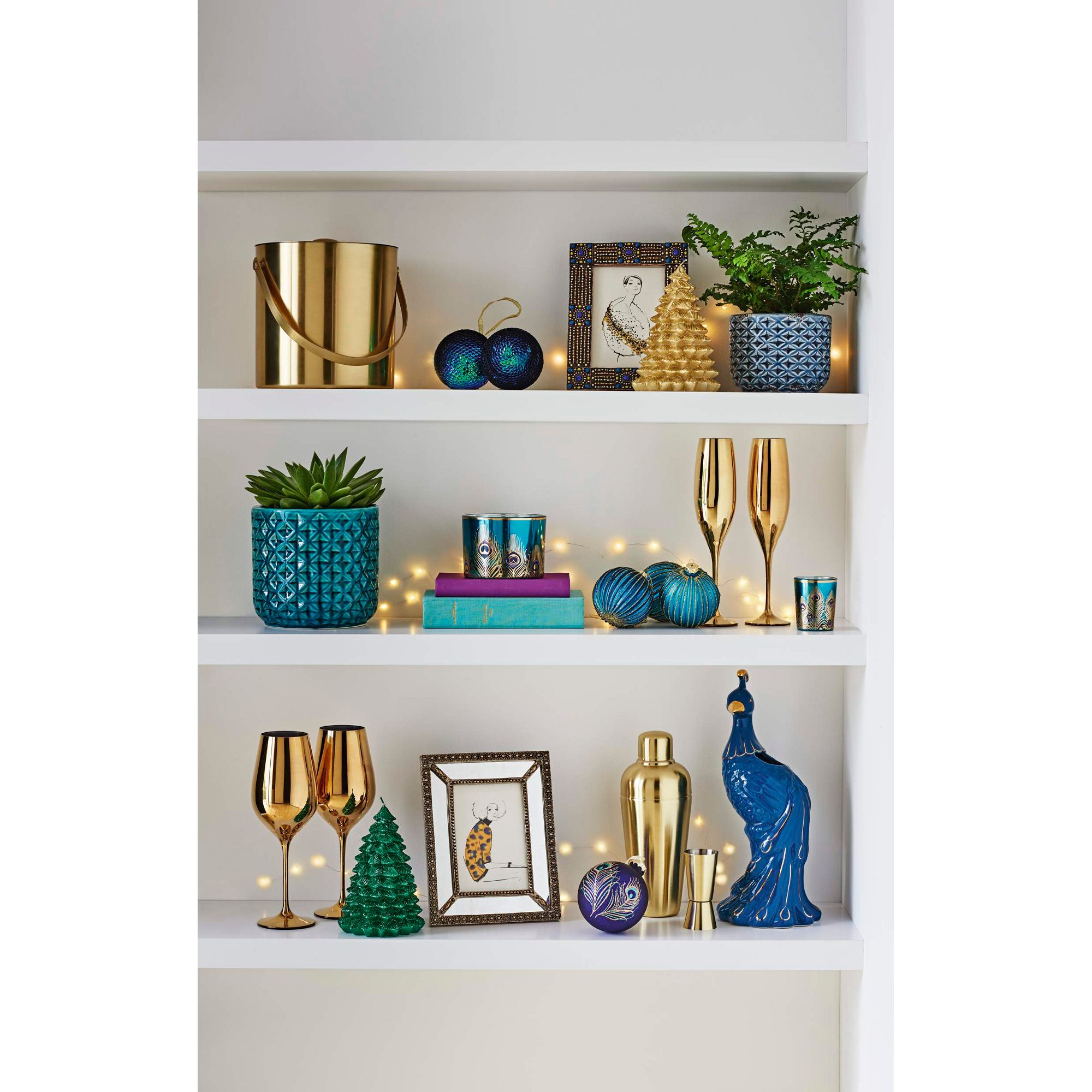 Star By Julien Macdonald Gold Wine Glass From Debenhams