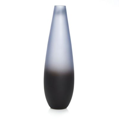 Betty Jackson.Black Graded dark blue tall vase- at Debenhams