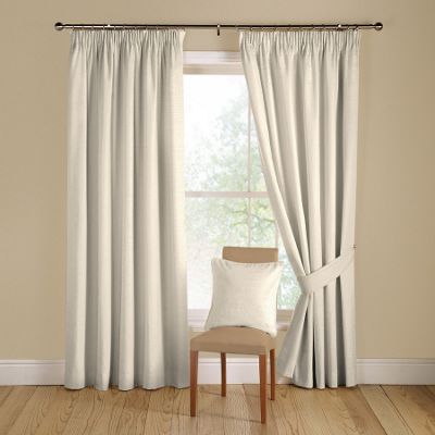 Ceda lined curtains with pencil heading