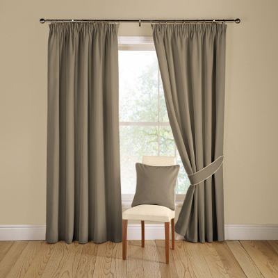 Montgomery Faux silk shimmer lined curtains