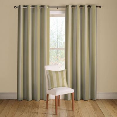 Montgomery Champagne Mezzo lined curtains eyelet heading