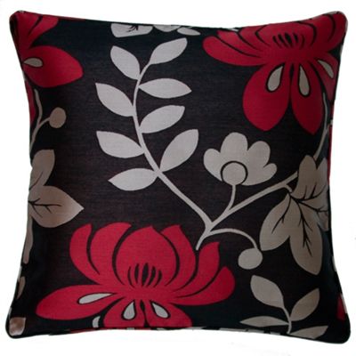 Black Mimosa cushion cover