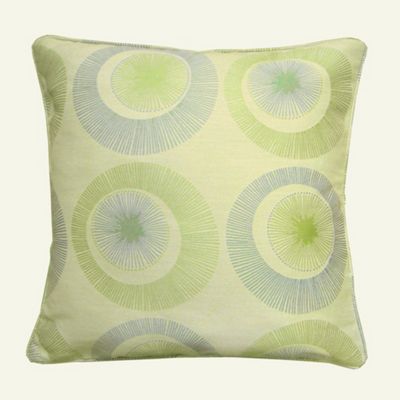 Green Saturn cushion covers