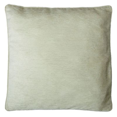 Natural Chenille Cushion with Feather Pad