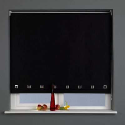 Black Sunlover Plaza roller blind