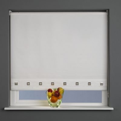 White Sunlover Plaza roller blind