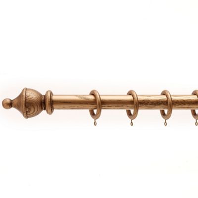 Swish Romantica Antique Gold 50mm Wooden Curtain Pole