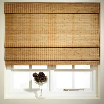 Oak Sunlover bamboo roman blind