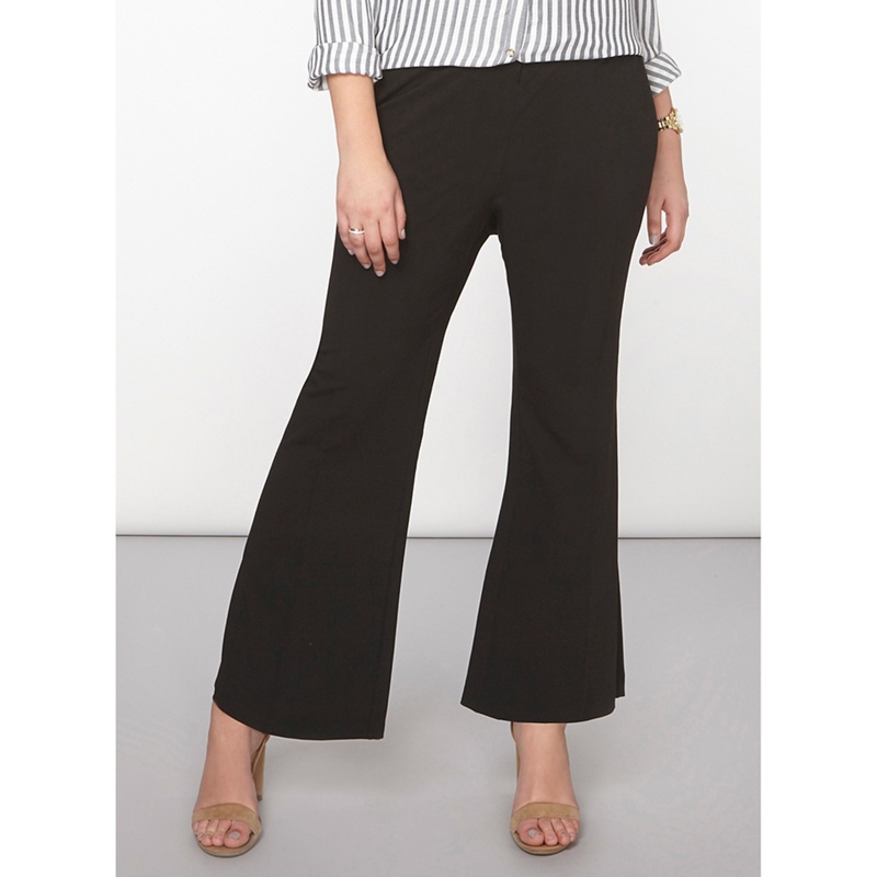 Dorothy Perkins - Curve Black Formal Boot Cut Trousers Review