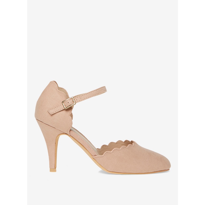 Dorothy Perkins - Wide Fit Nude Erin Court Shoes Review