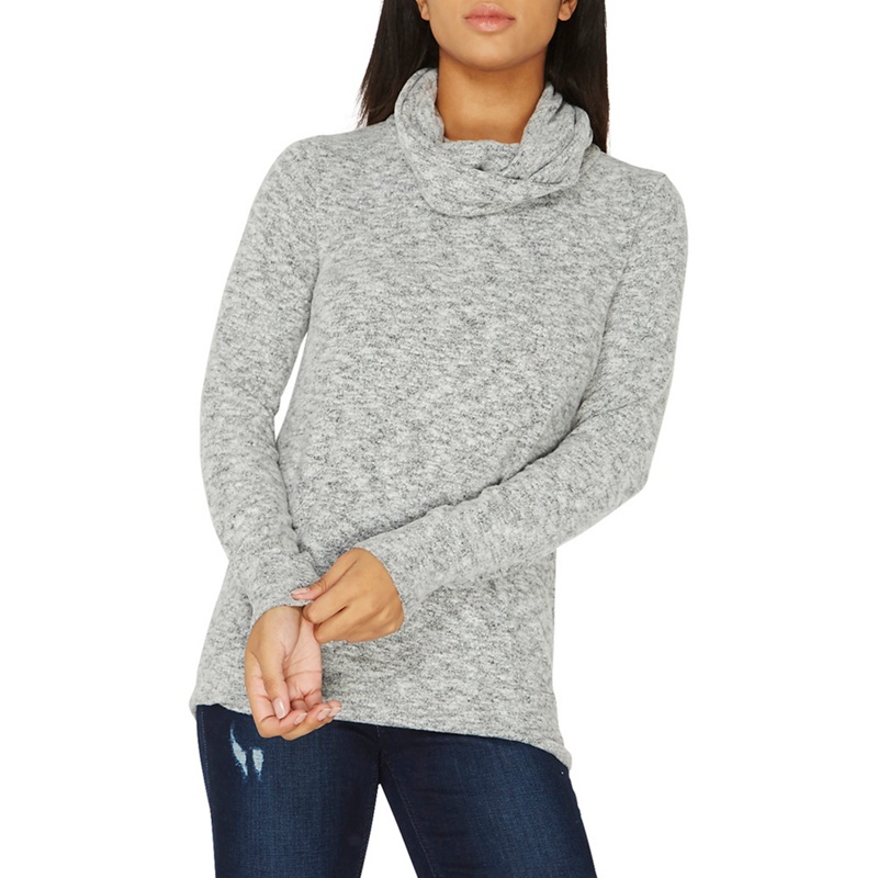 Dorothy Perkins - Grey Cowl Neck Top Review