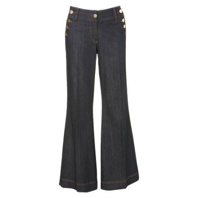 Dark Indigo Button Jean
