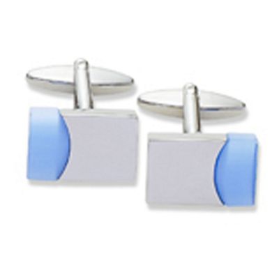 Light Blue Cats Eyes Cufflinks