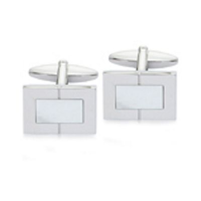 White mother of pearl cufflinks