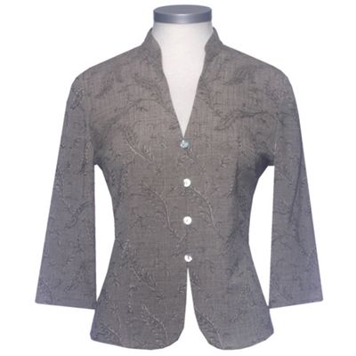 Stone Jacquard unlined jacket