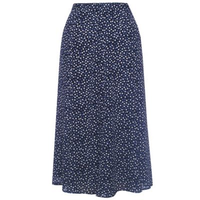 Eastex Spot flared georgette skirt