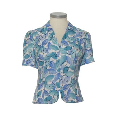 Eastex Spa Shadow Leaf Blouse